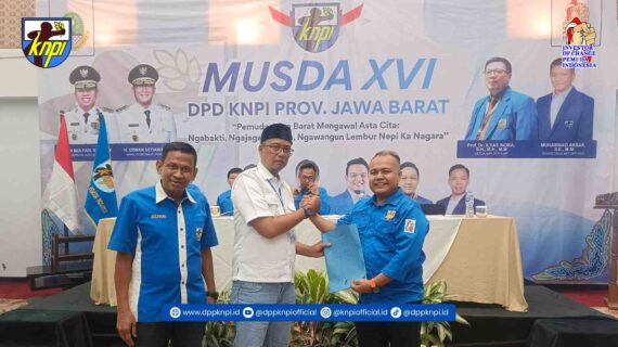 Fuad Kasyurrahman, S.T jadi Nakhoda DPD I KNPI Jawa Barat Melalui Hasil Musda ke XVI